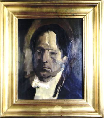 pictură de șevalet - Baba, Corneliu; George Enescu