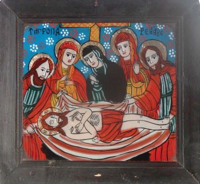 icoană; Prohodul lui Iisus