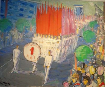 pictură de șevalet - Piliuță, Constantin; 1 Mai