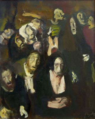 pictură de șevalet - Baba, Corneliu; Spaima