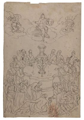desen - Tattarescu, Gheorghe; Scenă biblică