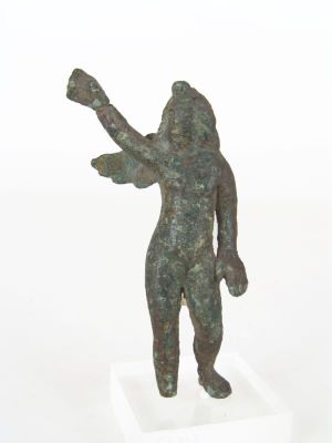 statuetă; Amor înaripat, nud