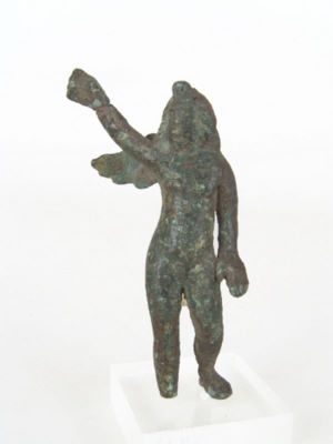 statuetă; Amor înaripat, nud