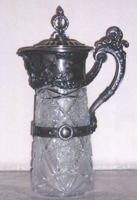 cană decorativă - Khlebnicov, Ivan Petovici; Cană cu capac