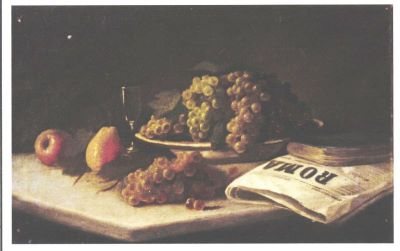 pictură de șevalet - Aman, Theodor; Strugurii