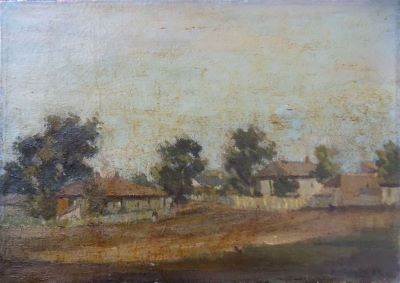 pictură de șevalet - Catargi, Henri H.; În Tei