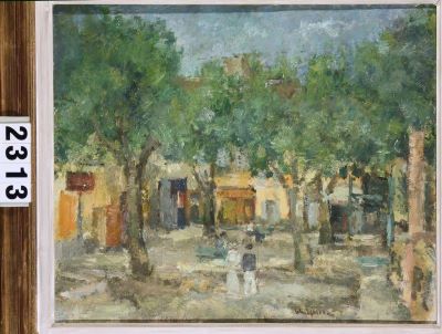 pictură de șevalet - Grigorescu, Lucian; Peisaj din Iași