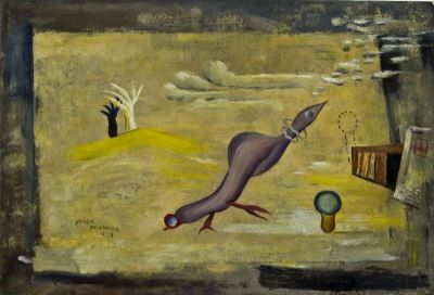 Pictură de șevalet - Brauner, Victor; Compoziție suprarealistă