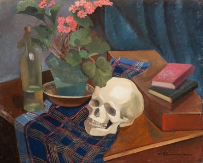 Pictură de șevalet - Râmniceanu, Merica; Vanitas