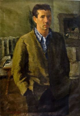 Pictură de șevalet - Constantinescu, Ștefan; Autoportret