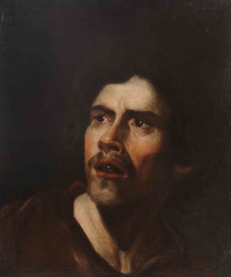 pictură de șevalet - Rosa, Salvator; Cap de expresie