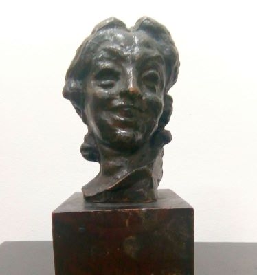 ronde-bosse - Bourdelle, Émile-Antoine; Cap de femeie râzând