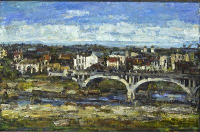 Pictură de șevalet - Padina, Moser Alexandru; Peisaj