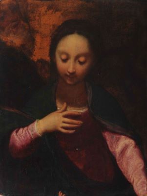 Pictură de șevalet - Schedoni, Bartolomeo (cercul lui); Madona