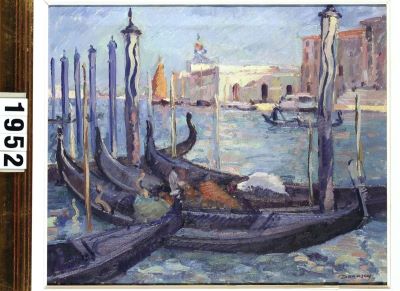 pictură de șevalet - Dărăscu, Nicolae; Marină (Veneția)