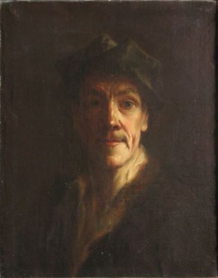 Pictură de șevalet - Seybold, Christian (în Registrul inventar: Seybold, Christian); Autoportret