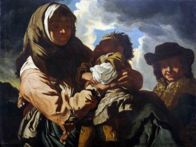 pictură de șevalet - Keilhau, Eberhart (atelier); Familie de țărani