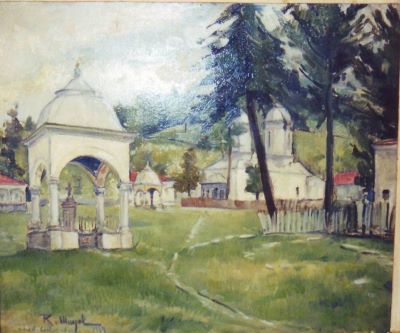 Pictură de șevalet - Mayol, Richard; Mânăstirea Ciolanu