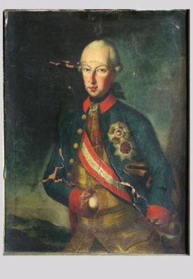 Pictură de șevalet - anonim (în Reg. Inv.: anonim german); Împăratul Joseph II