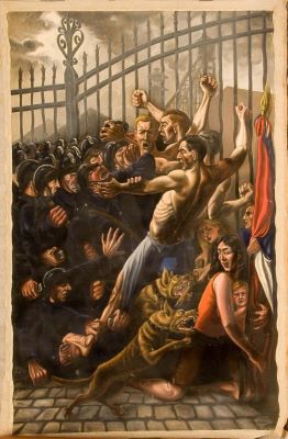 pictură de șevalet - Fougeron, André; Apărarea națională