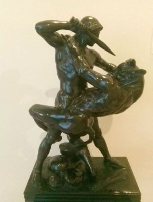 ronde-bosse - Barye, Antoine-Louis; Tezeu și Minotaurul