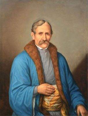Pictură de șevalet - Lecca, Constantin; Portret de bătrân