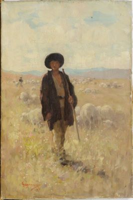 Pictură de șevalet - Grigorescu, Nicolae; Ciobănaș