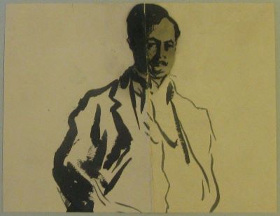 Desen - Dimitrescu, Ștefan; Portret de bărbat