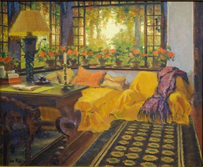 Pictură de șevalet - Popescu, Ștefan; Interior
