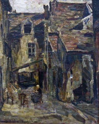Pictură de șevalet - Schweitzer Cumpăna, Rudolf; Vedere din Argenteuil