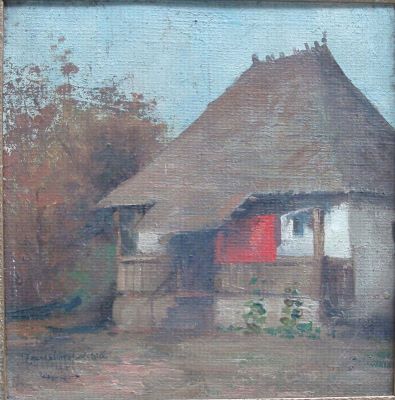 Pictură de șevalet - Zamphiropol Dall, Gheorghe; Casă la țară