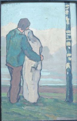 Pictură de șevalet - Steurer, Iosif; Idilă