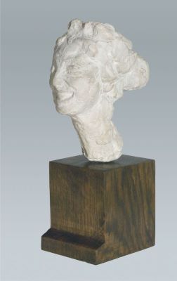 ronde-bosse - Bourdelle, Émile-Antoine; Cap de femeie râzând