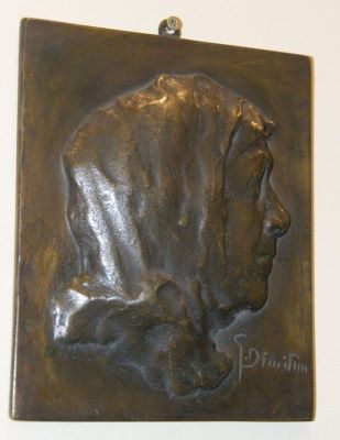 Basorelief - Dimitriu, George; Profil de femeie