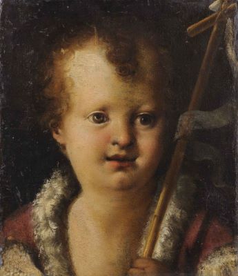Pictură de șevalet - anonim; Sfântul Ioan Botezătorul