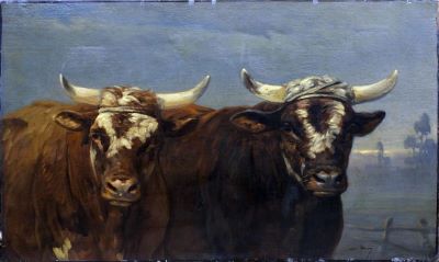 pictură de șevalet - Yvon, Adolphe; Boi