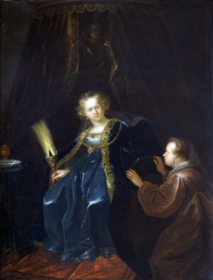 pictură de șevalet - Koninck, Salomon (copie după); Toaleta Esterei