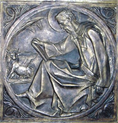 Basorelief - Storck, Frederic; Evanghelistul Luca