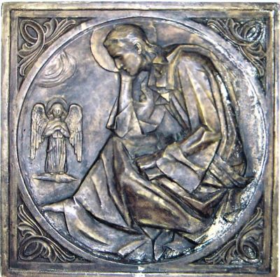 Basorelief - Storck, Frederic; Evanghelistul Matei