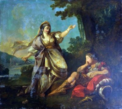 pictură de șevalet - le Prince, Jean-Baptiste Nicolas, atribuit; Rinaldo și Armida