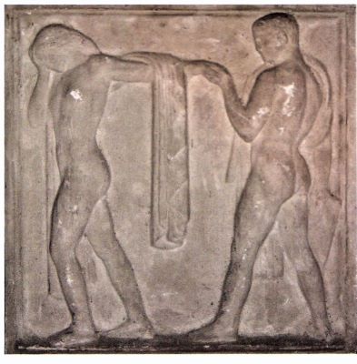 Basorelief - Storck, Frederic; Despărțirea