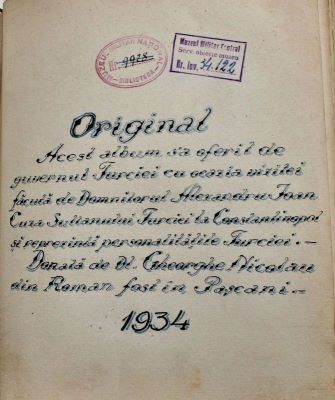 Vichen (1820-1902), Hovsep (1830-1908) și Kevork Abdullah (1839-1918); Albumul oferit lui Alexandru Ioan Cuza în anul 1864 de către sultanul Abdul Aziz