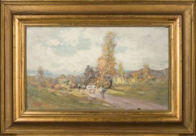 Pictură de șevalet - Grigorescu, Nicolae; Peisaj de toamnă