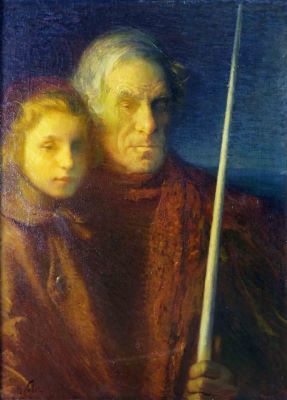 pictură de șevalet - Vollet, Henry Émile; Orbul