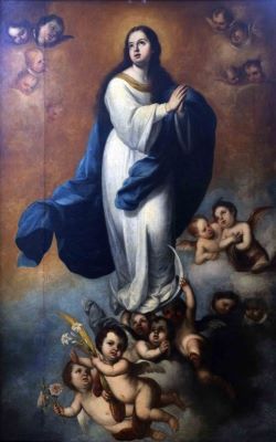 pictură de șevalet - Murillo, Bartolomé Esteban (atelierul lui); Imaculata Concepție