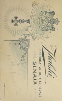 Ihalski sau Thalski (?), fotograf din Sinaia; Fotografie a Mitei Kremnitz