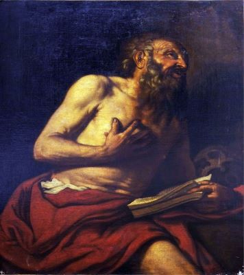 pictură de șevalet - Loth, Johann Carl (atelierul lui); Sfântul Ieronim