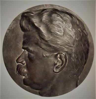 Basorelief - Storck, Frederic; Autoportret