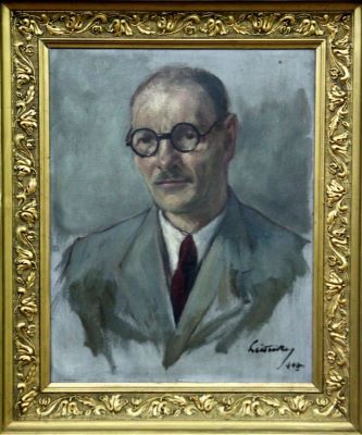 Pictură de șevalet - Litteczky, Endre; Portret de bărbat