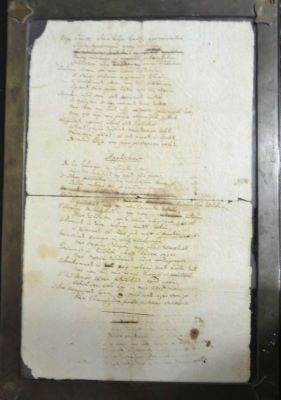 manuscris; Poezie scrisă de Köcsey Ferenc